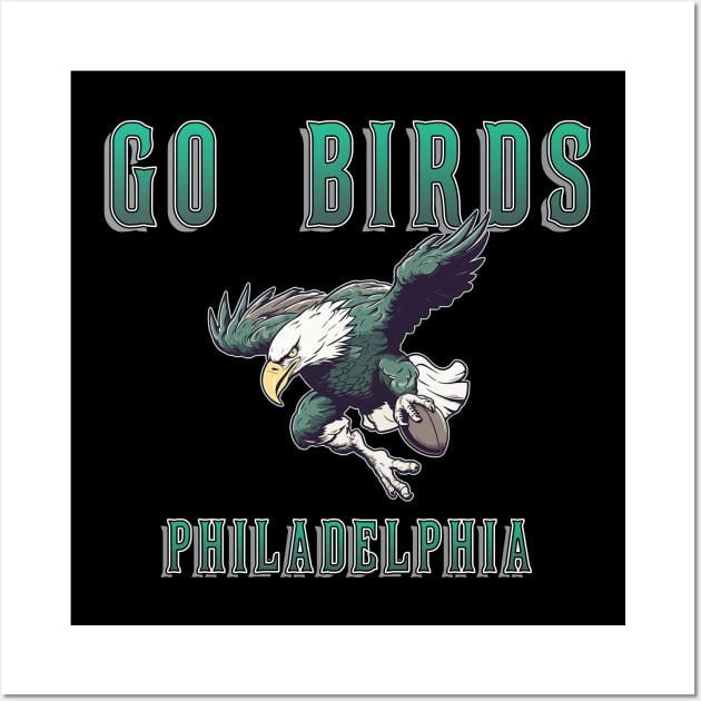 Go Birds Wall Art by lospaber